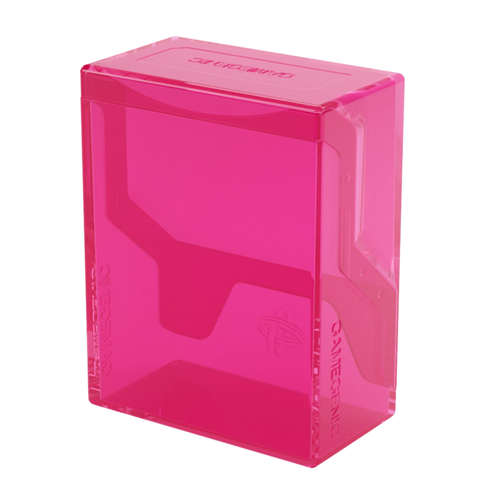 Gamegenic Bastion 50+ XL Deck Box - Compact, Secure Storage | Pink Plastic | 110g