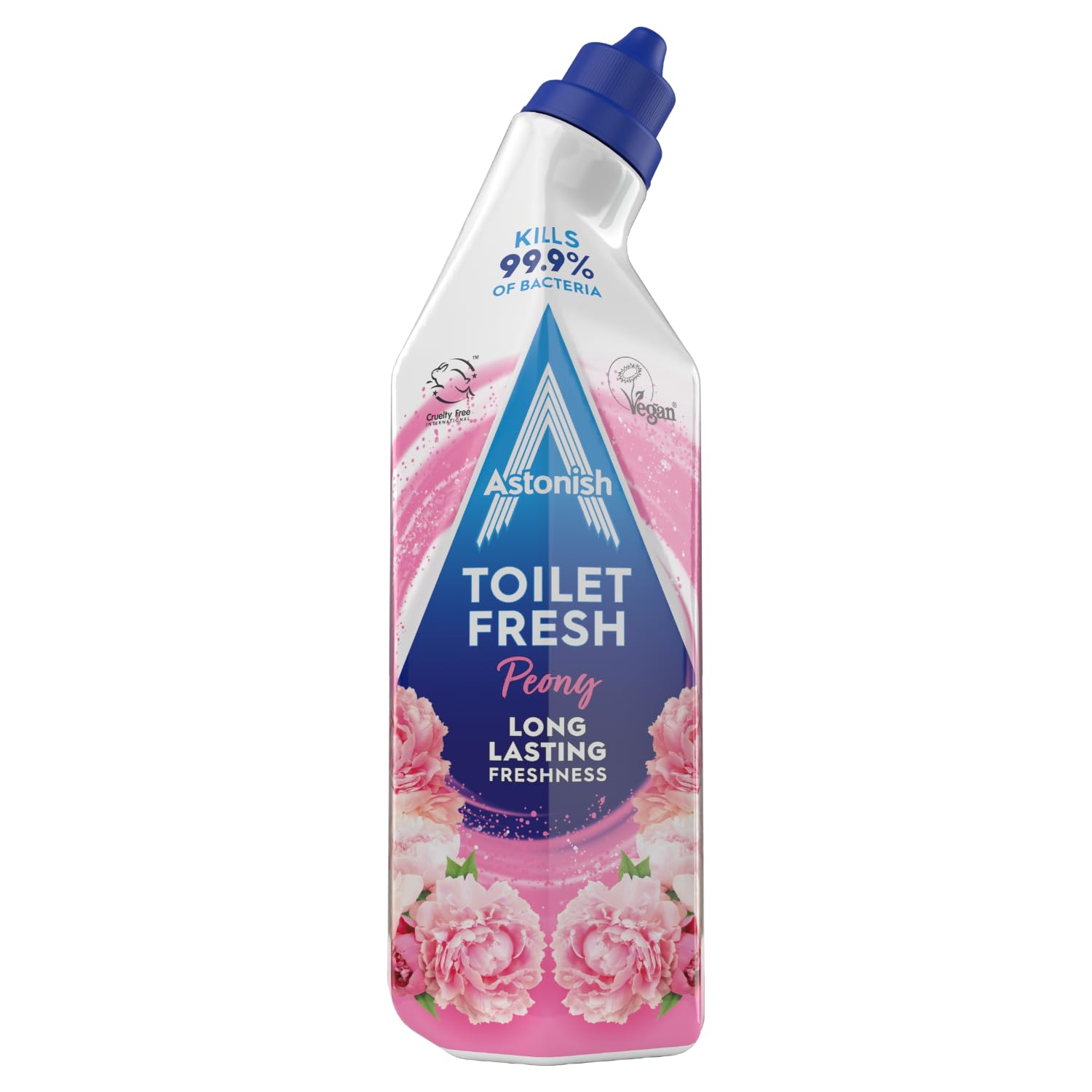 Astonish Peony Toilet Fresh Gel - Kills 99.9% Bacteria | Prevents Limescale | 750 ml 1