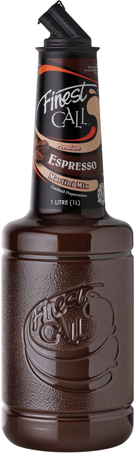 Finest Call Espresso Martini Premium Pre-Made Cocktail Mix - 80% Espresso, 1 Litre