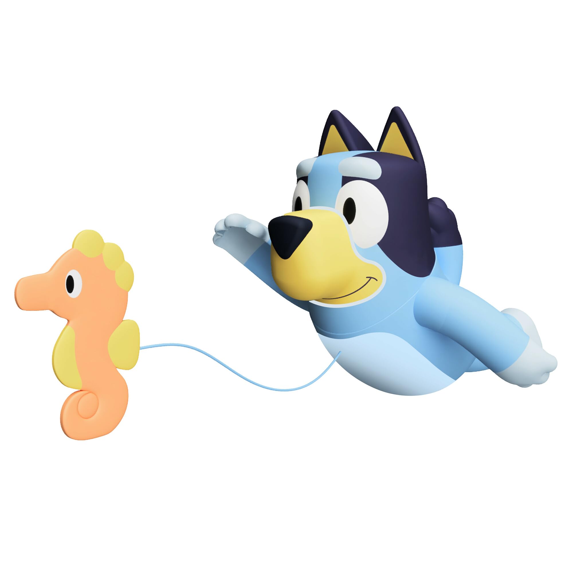 TOMY Toomies Swimming Bluey Bath Toy with Pull String Seahorse | Ages 18 Months+ 1