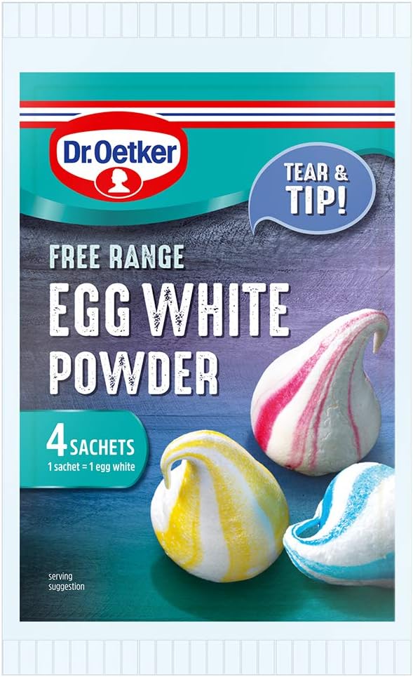 Dr. Oetker - Free Range Egg White Powder Sachets Baking Ingredient
