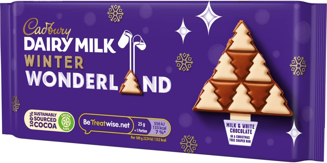 Cadbury Dairy Milk Winter Wonderland Chocolate Bar - 100g