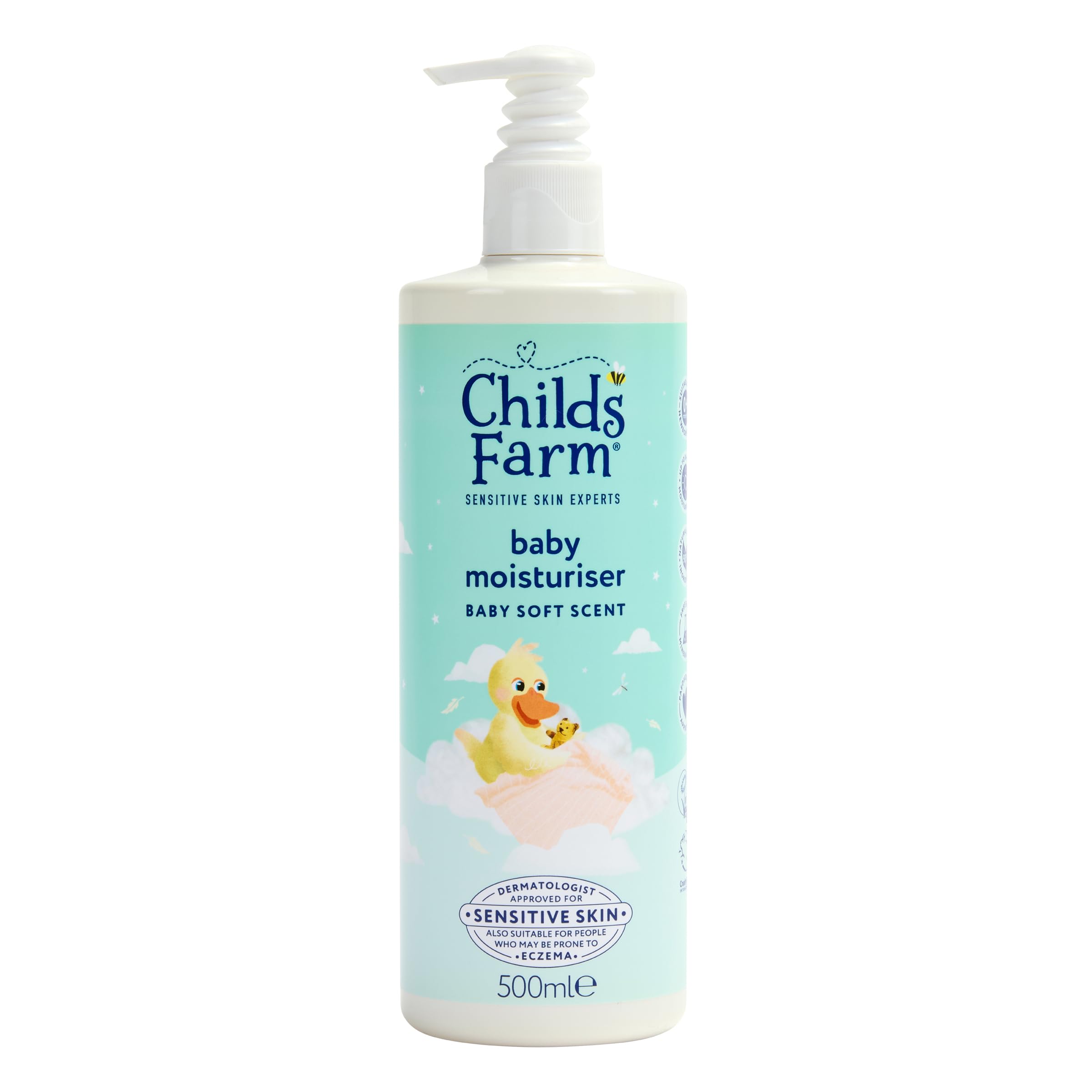 Childs Farm Baby Moisturiser - 24 Hour Hydration | Mineral Oil-Free | Suitable for Sensitive Skin