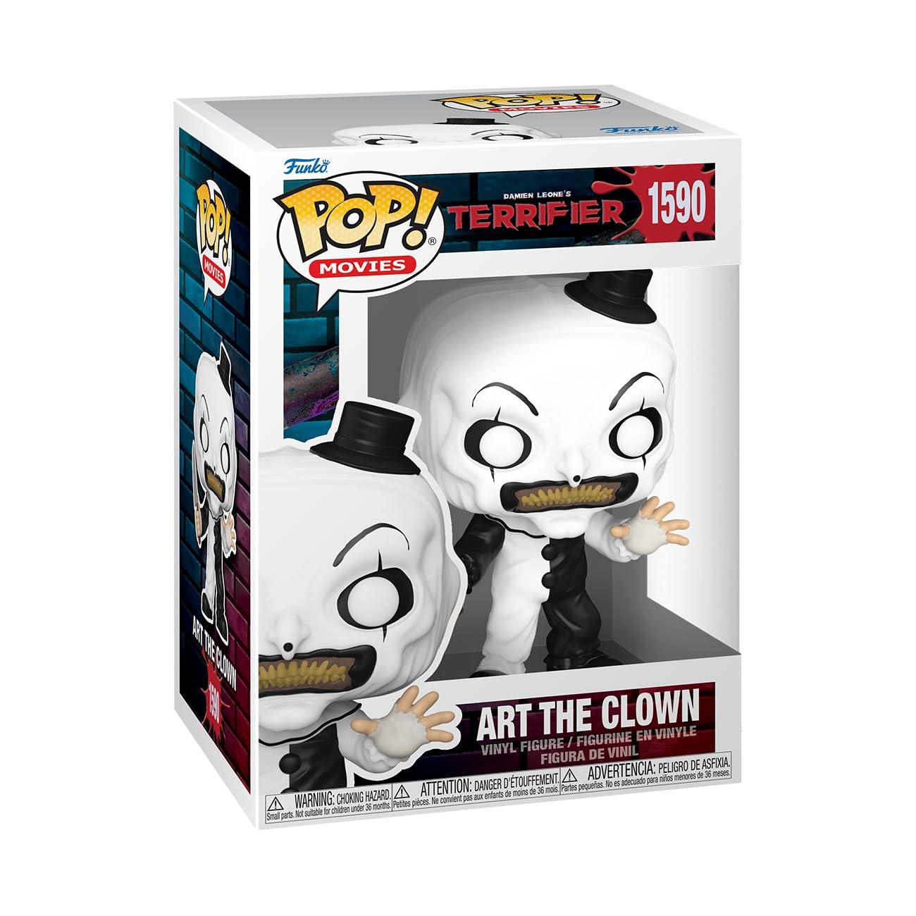 Funko Pop! Movies: Terrifier - Art the Clown Collectable Vinyl Figure | Approx 3.75 Inches