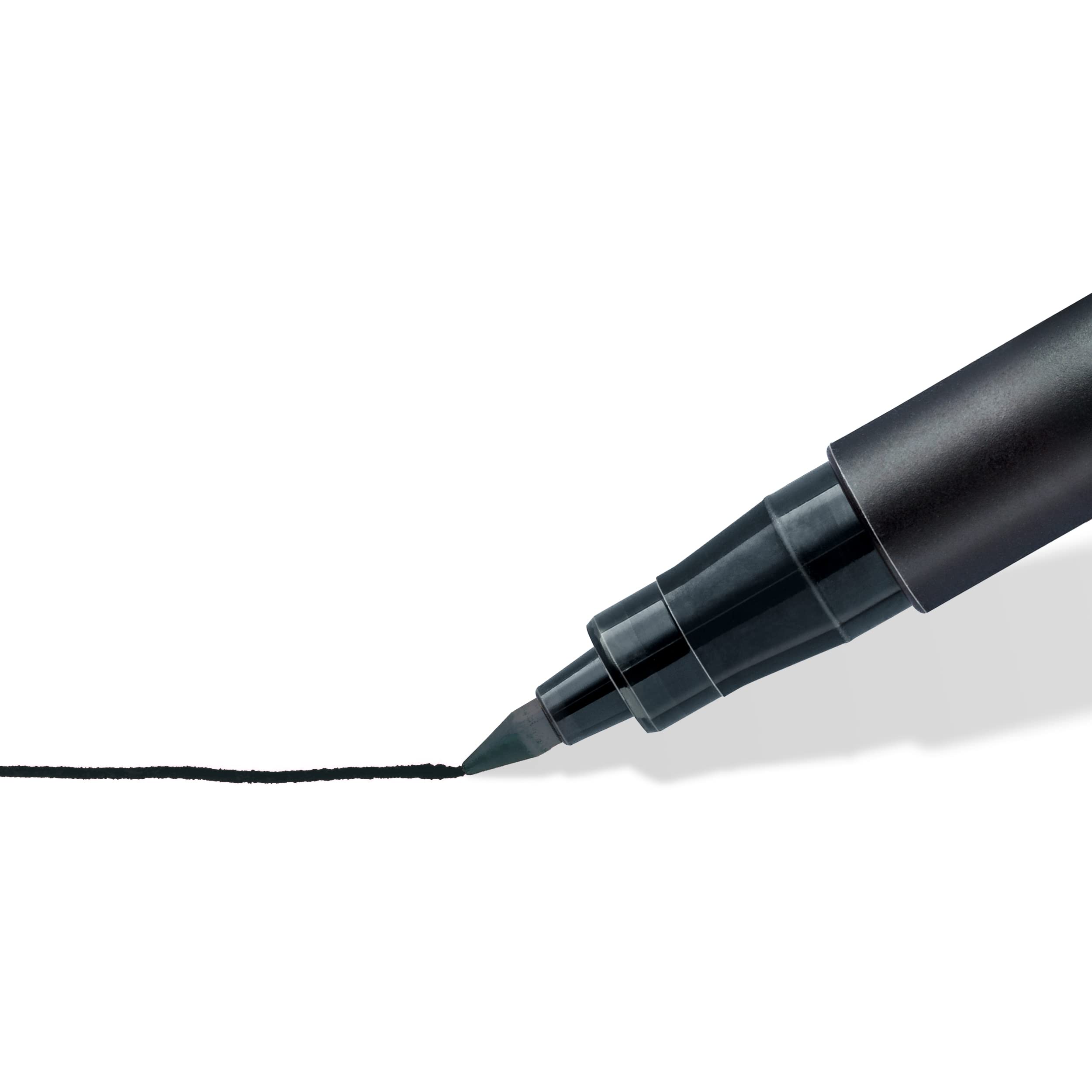 STAEDTLER Lumocolor Permanent Marker - Smudge-Proof & Waterproof | Fine 0.6mm, Black, 5 Pack 3