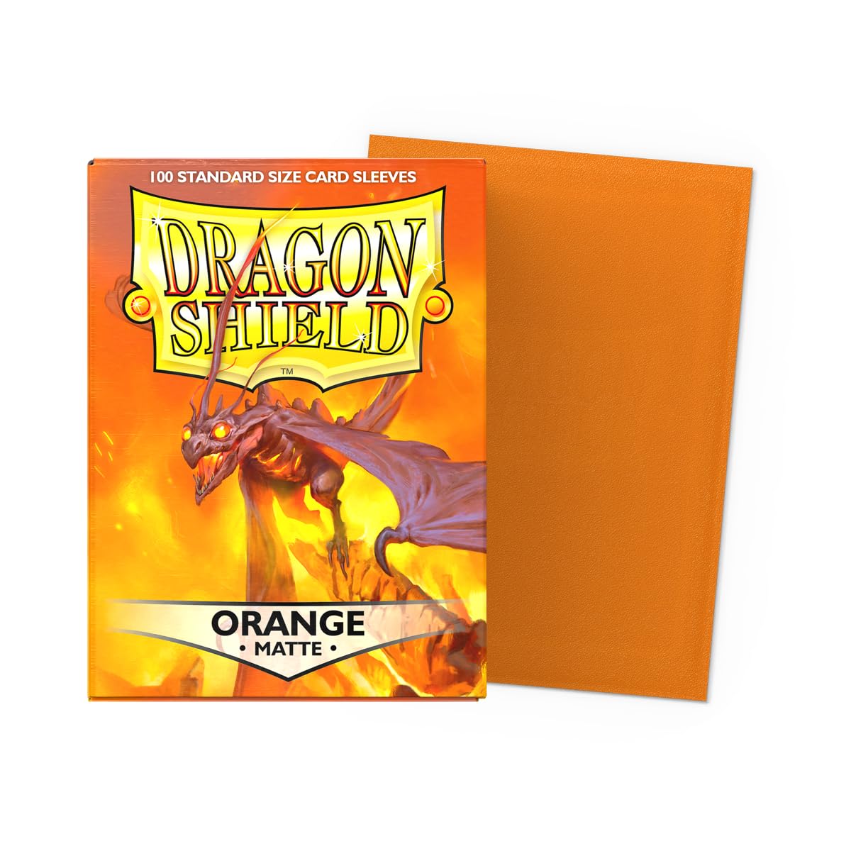 Dragon Shield Matte Orange Card Game Sleeves (100 ct) by Arcane Tinmen ApS 4