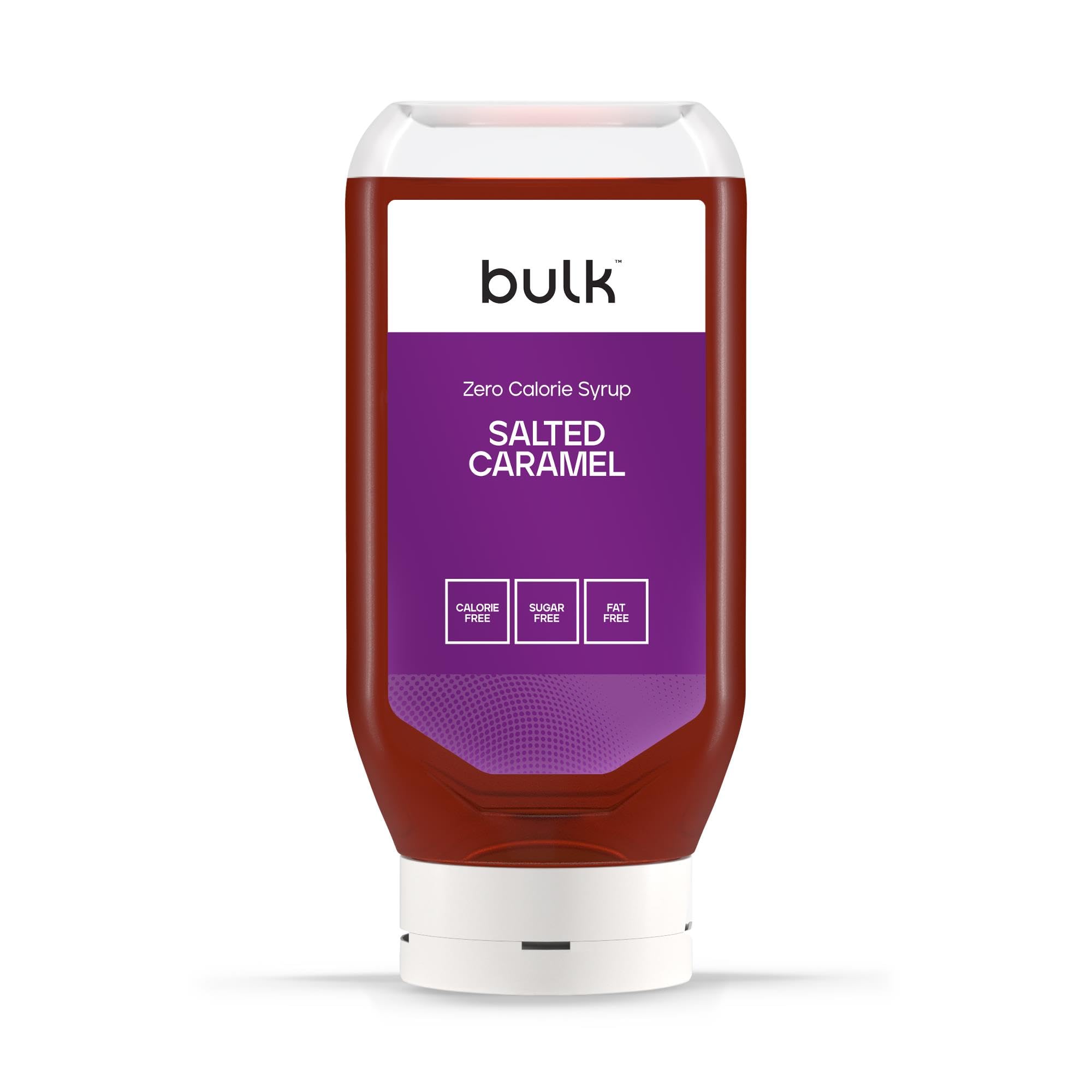 Bulk Zero Calorie Syrup - Sugar Free, Fat Free, Salted Caramel Flavour | 400ml Bottle