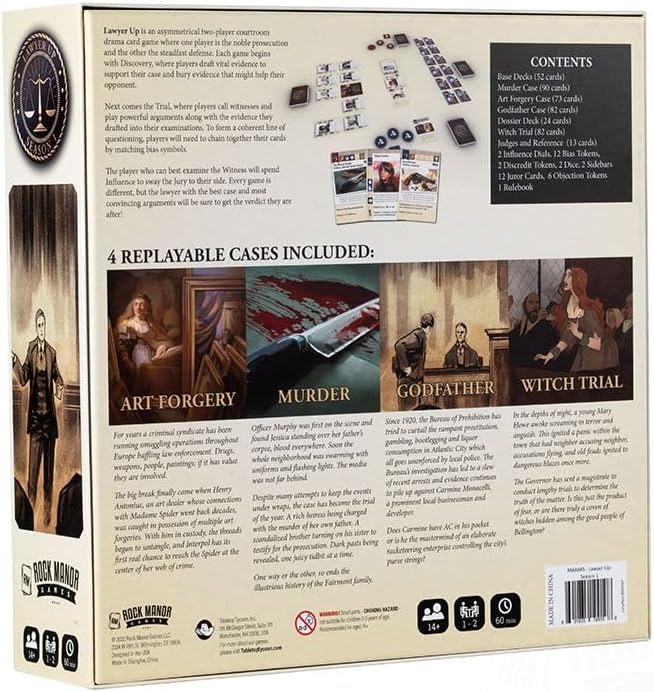 ROCK MANOR GAMES Lawyer Up: Season 1 Card Game 6