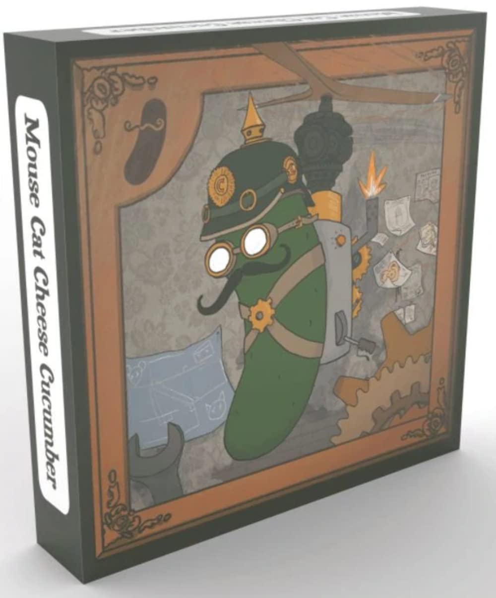 Fight in a Box Mouse Cheese Cat Cucumber SW Maze Building Board Game