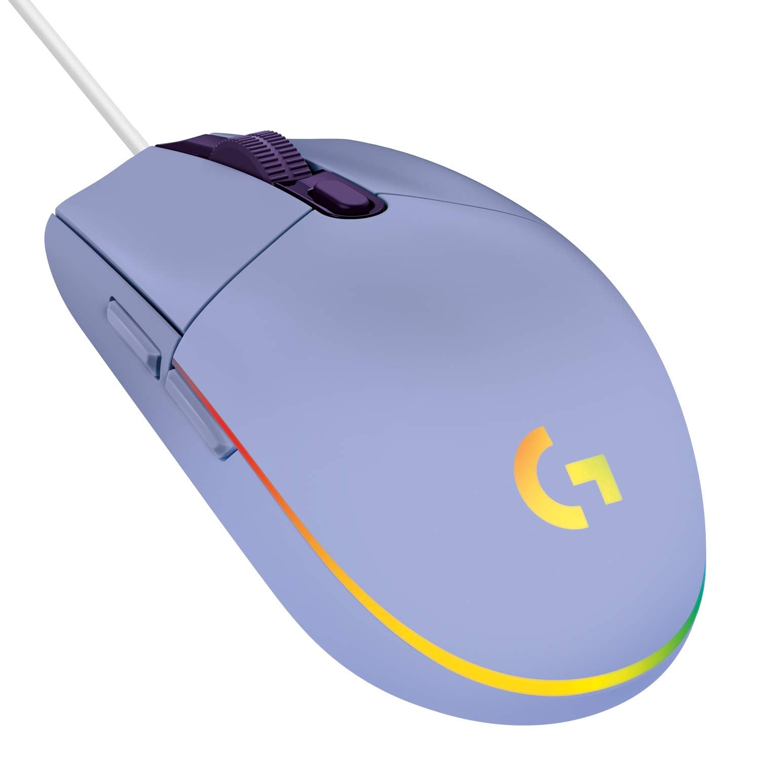 Logitech G203 LIGHTSYNC Gaming Mouse - 8K DPI, 6 Programmable Buttons, Customizable RGB, Lightweight Design, Lilac 6