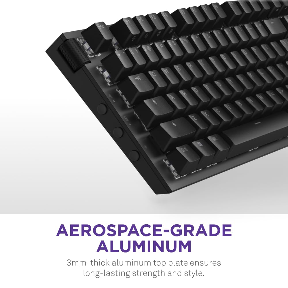 NZXT Function 2-2024 Full-Size Optical Gaming Keyboard | RGB Illuminated | Black 17