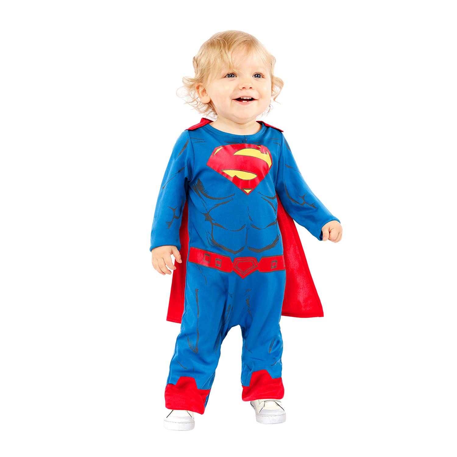 Superman Costume for Boys (2-3 Years) - Officially Licensed DC Superhero Fancy Dress