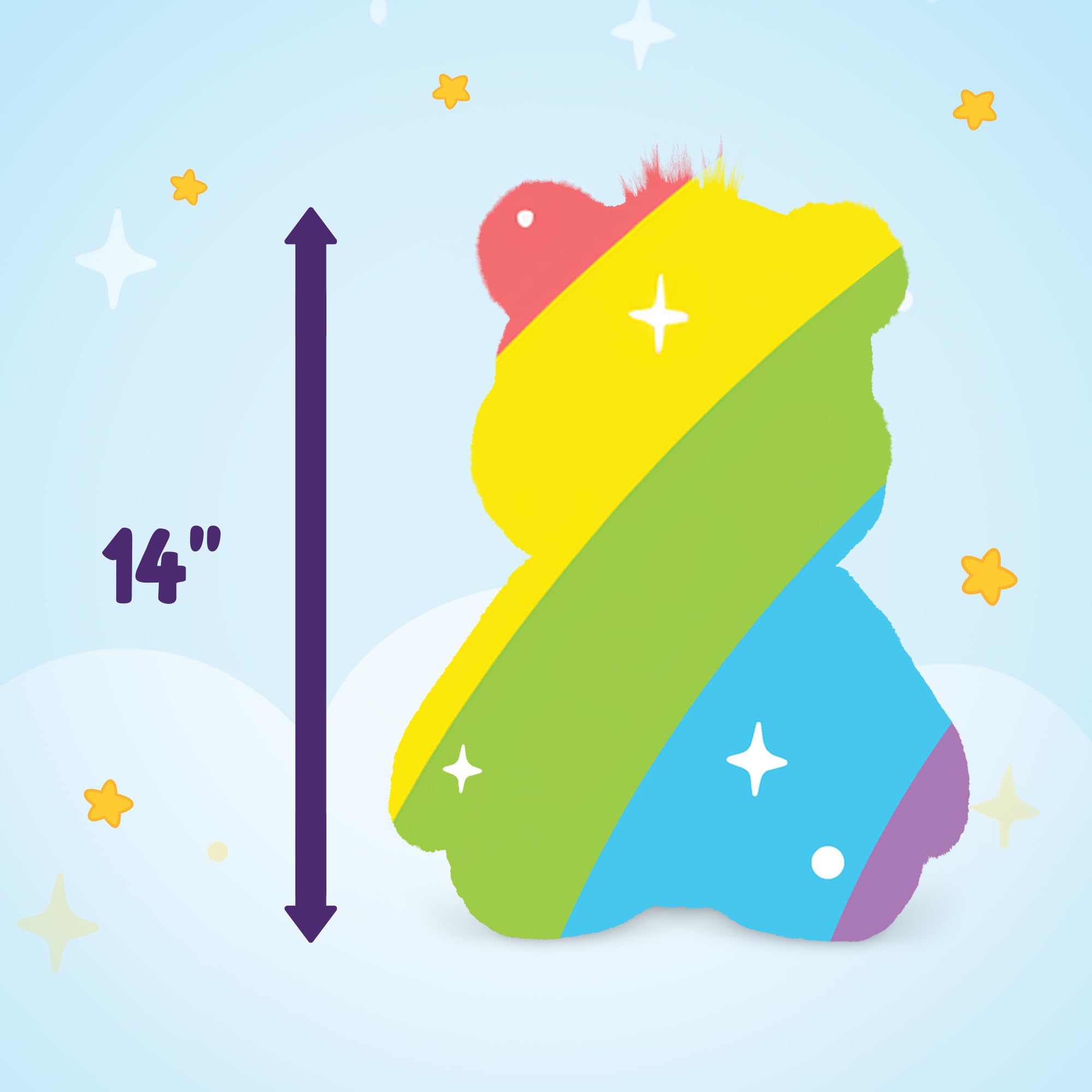 Care Bears Friend Forever Bear - 35cm Eco-Friendly Plush Toy for Kids 10