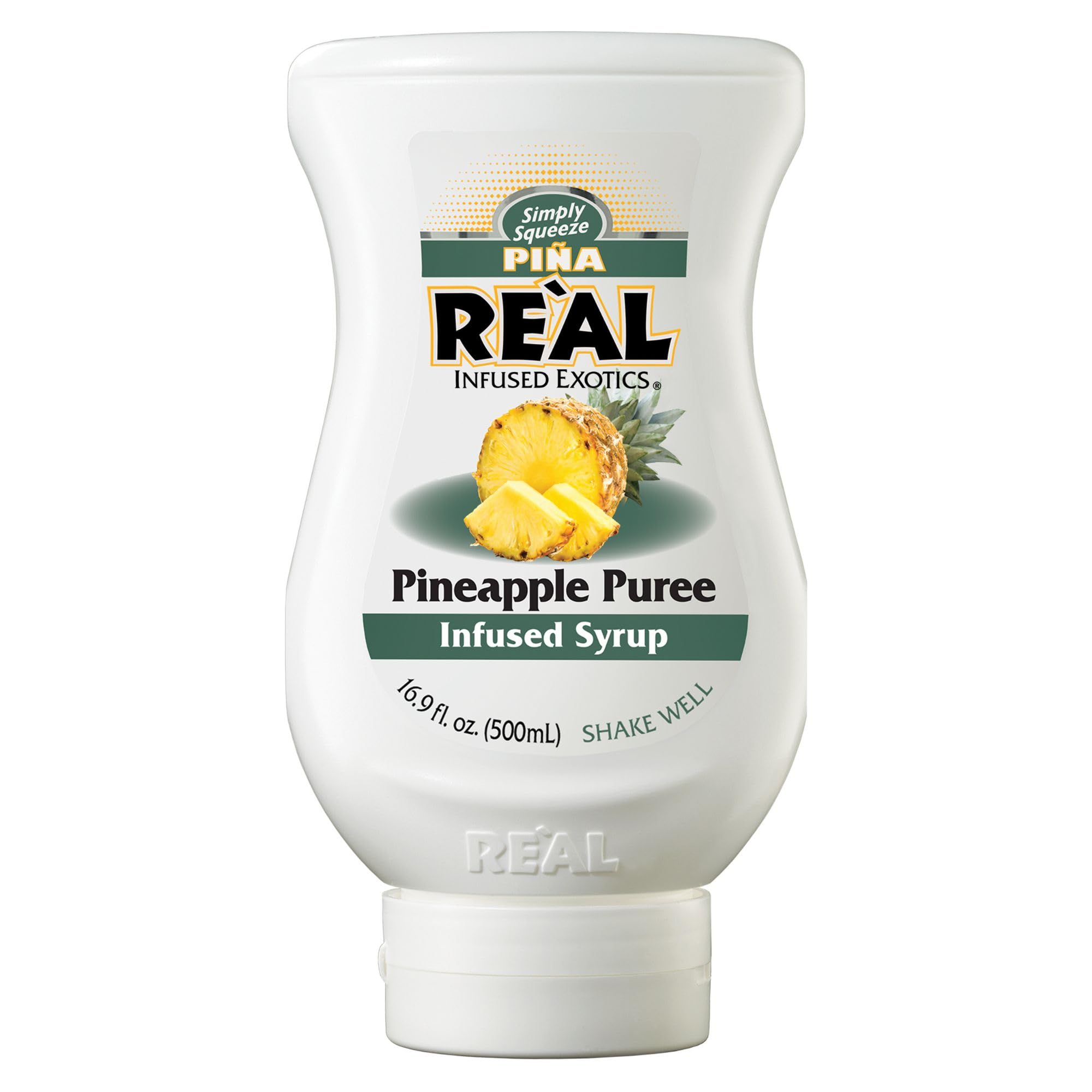 Reàl Infused Exotics Pineapple Puree Infused Fruit Syrup | 500 ml | Gluten Free, Vegan 1