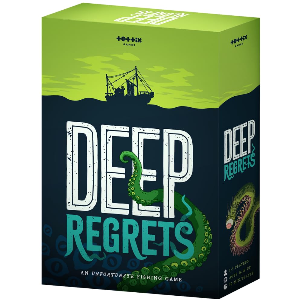 Deep Regrets: An Unfortunate Fishing Game [Strategy Board Game]