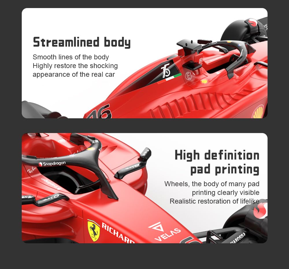 Ferrari F1-75 RC Car (1:12 Scale) - 2022 Formula 1 Remote Control Vehicle 17