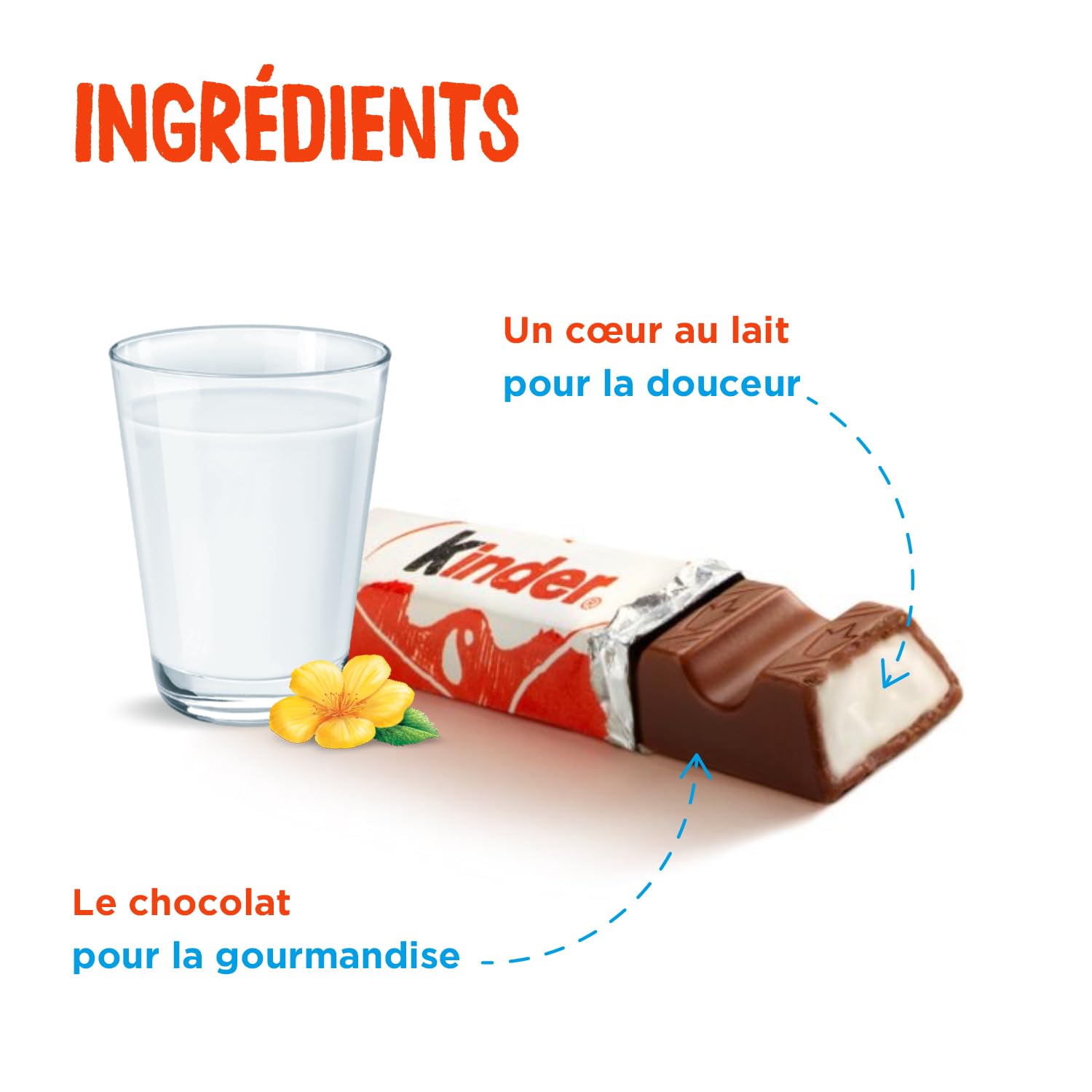 Kinder Chocolate Small Bars, Bulk Gift Box, Fine Milk Chocolate with Milky Filling 3