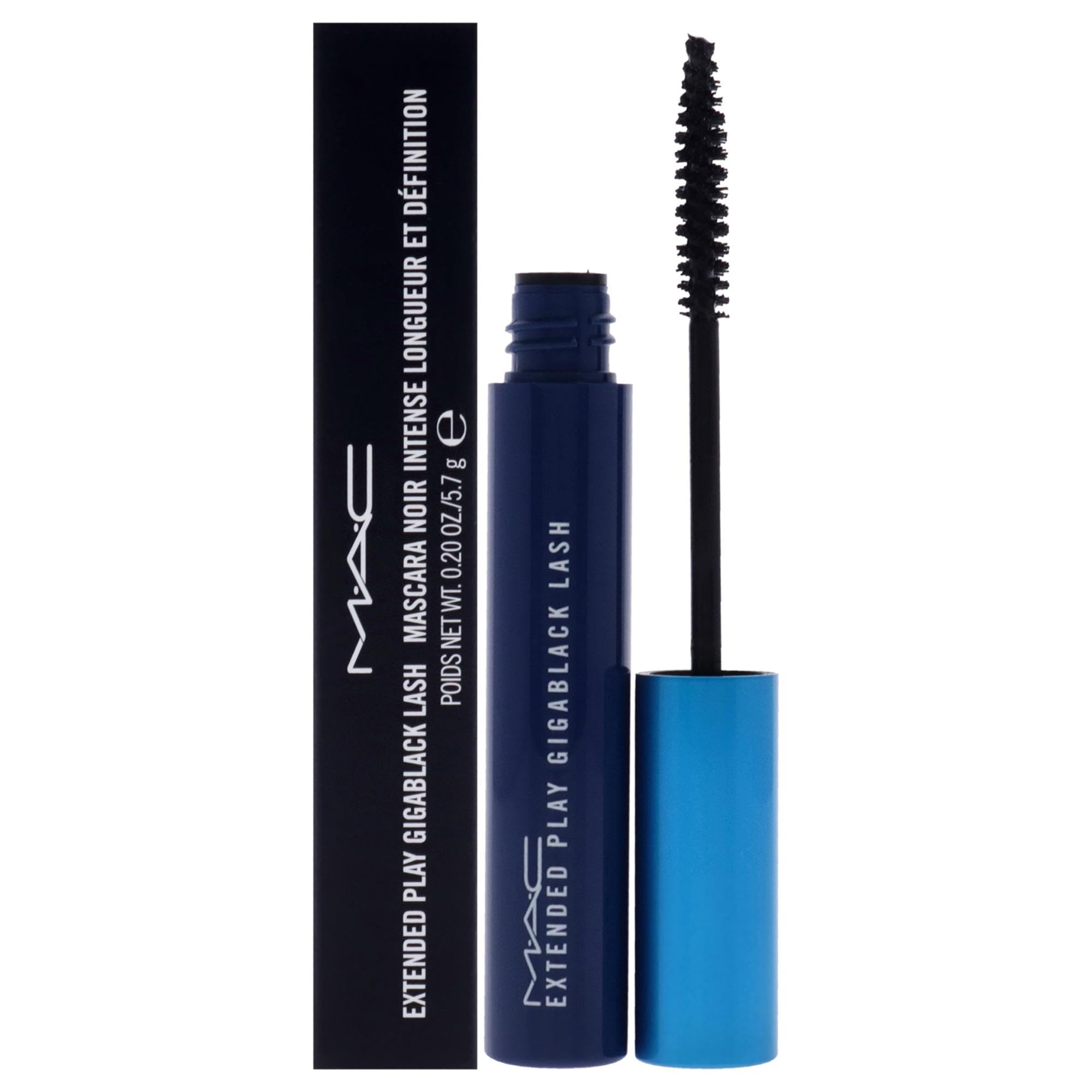 MAC Extended Play Gigablack Lash Mascara - Lifting, Defining, Long-Lasting, Smudge-Proof | Black | 5.7g 1