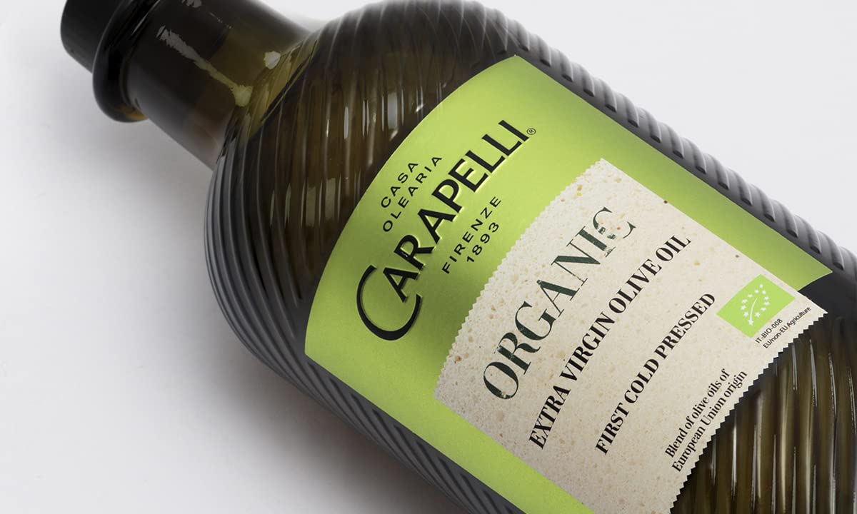 Carapelli Organic Extra Virgin Olive Oil, 500ml Glass Bottle 3