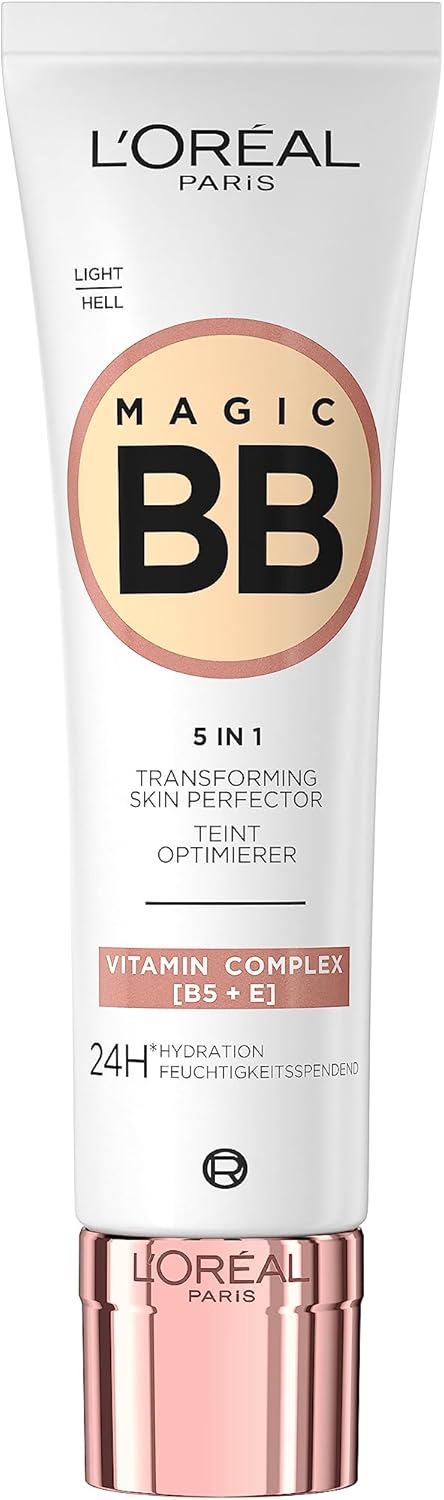 L'Oréal Paris Magic BB Cream with SPF 20, 5-in-1 Tinted Moisturizer with Vitamin B5 & E (30 ml)