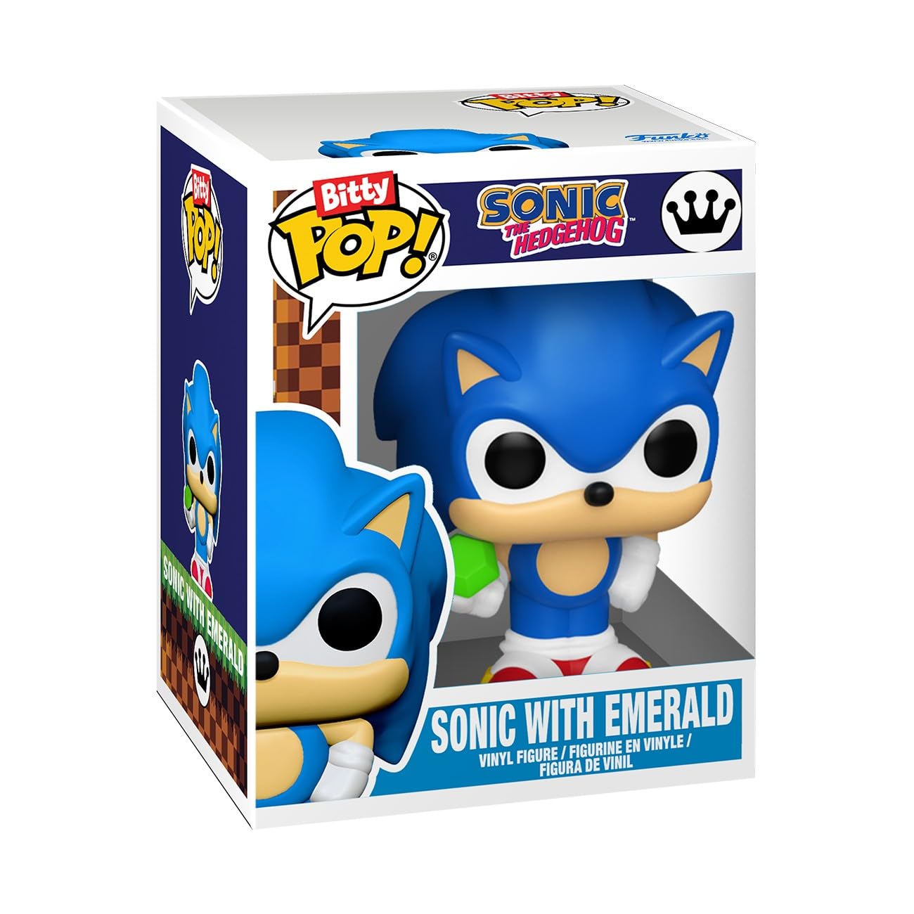 Funko Bitty Boxes Sonic the Hedgehog 2 Diorama Set with Sonic with Emerald & Tails Miniature Figures 3