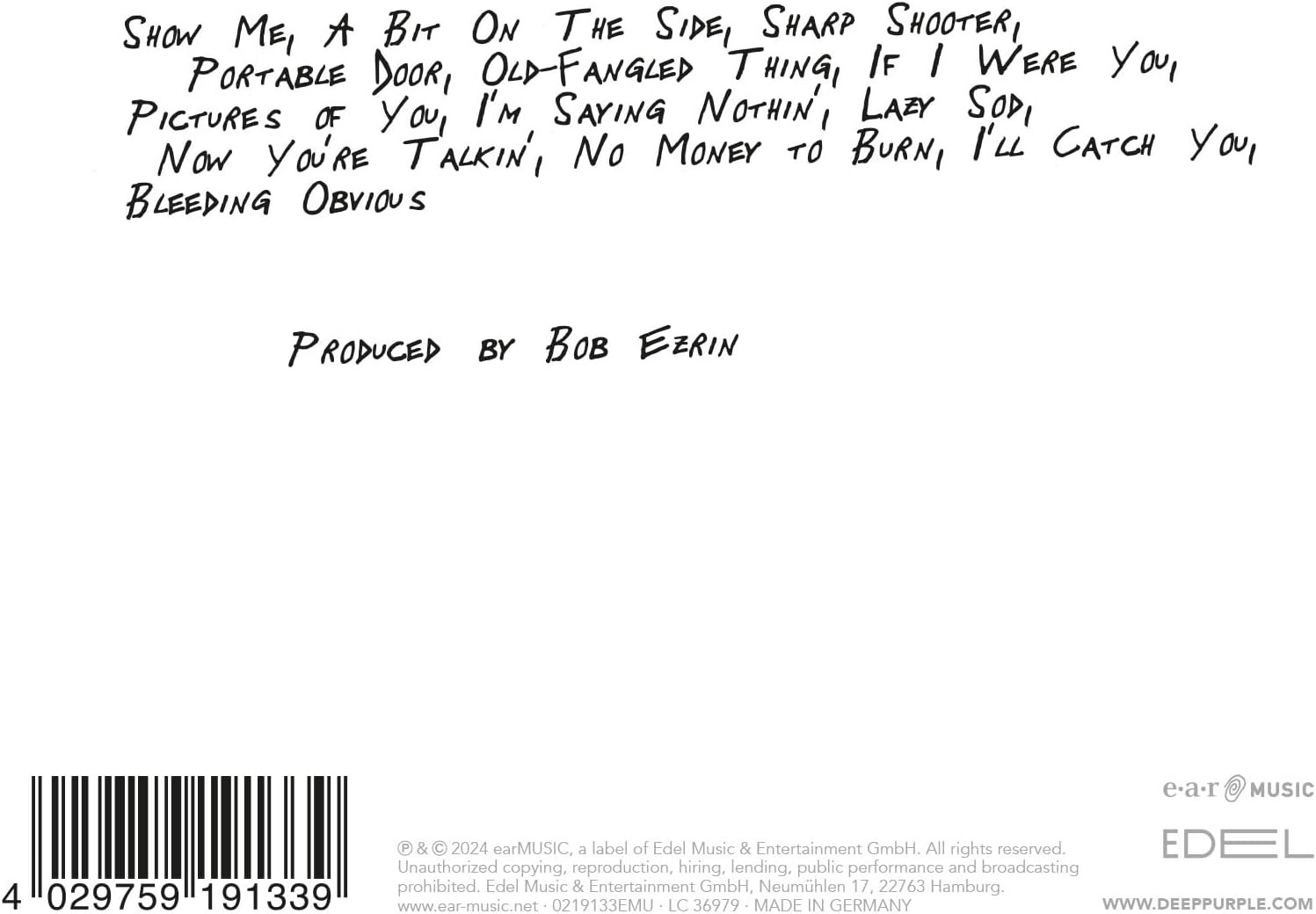 Deep Purple - =1 [Audio CD]