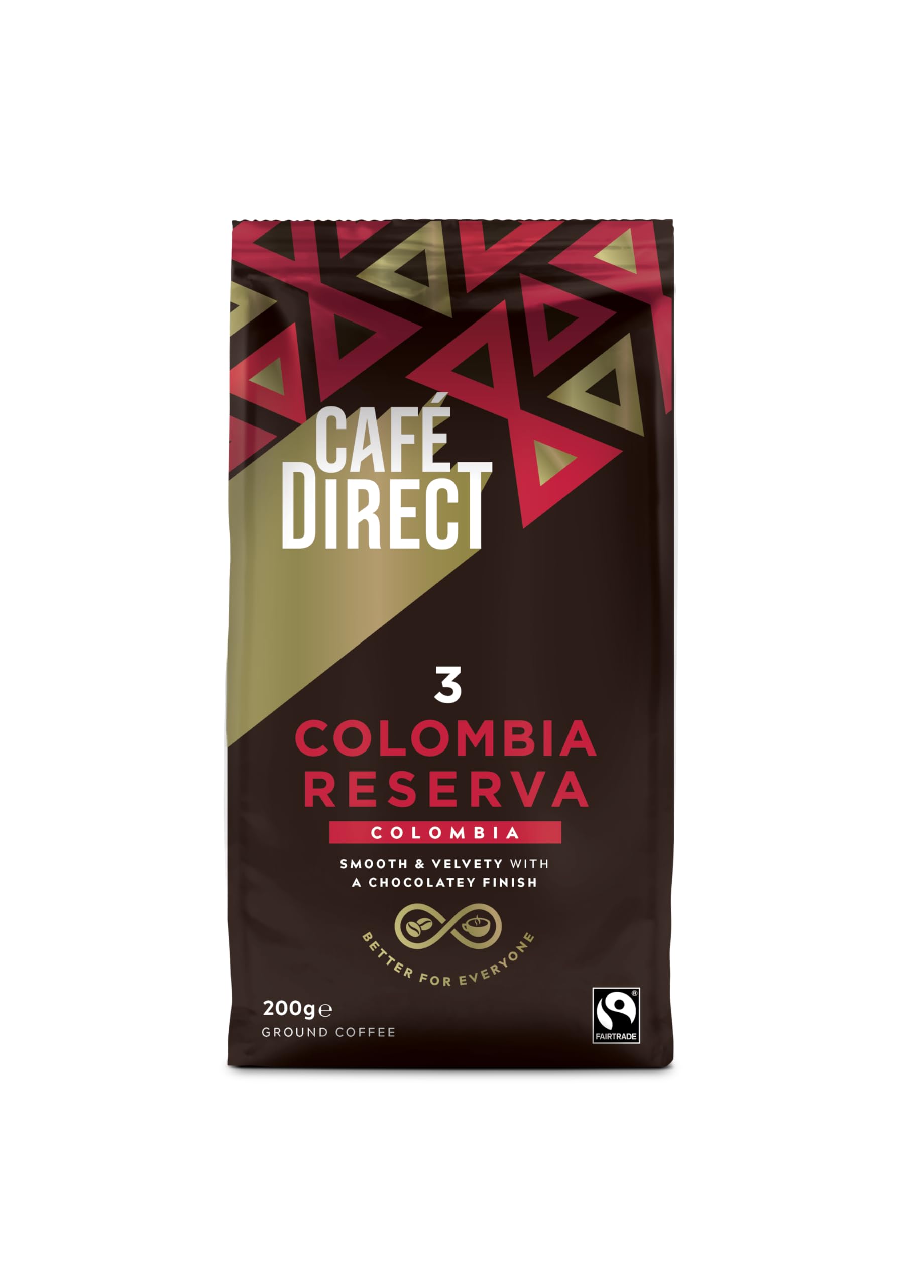 Cafédirect Cauca Valley Colombia Fairtrade Ground Arabica Coffee 200g