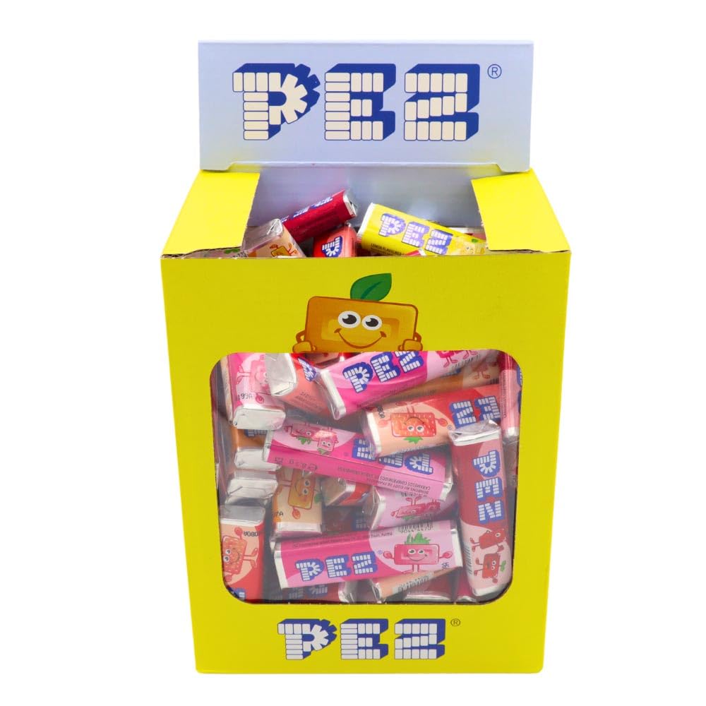 PEZ Mixed Fruit Flavoured Refill Box, Vegan Retro Sweets, 850 g 5