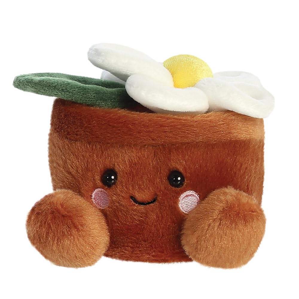 AURORA Palm Pals Junie Daisy Soft Toy | 13cm Plush | Recycled Materials | Suitable from Birth 3