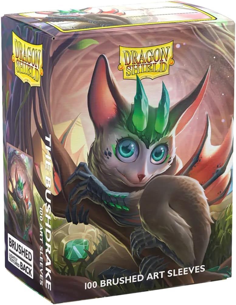 Dragon Shield: Brushed Art - The Bushdrake (100 Count) - Card Sleeves for TCG Protection