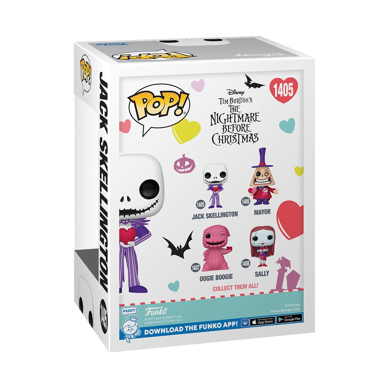 Funko Pop! Disney: The Nightmare Before Christmas - Jack Skellington Valentine's Vinyl Figure 3