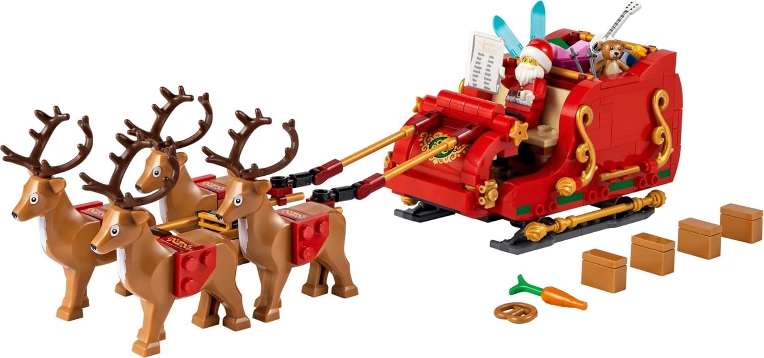 LEGO Santa's Sleigh Set 40499 - Building Toy for Kids 9+ 3