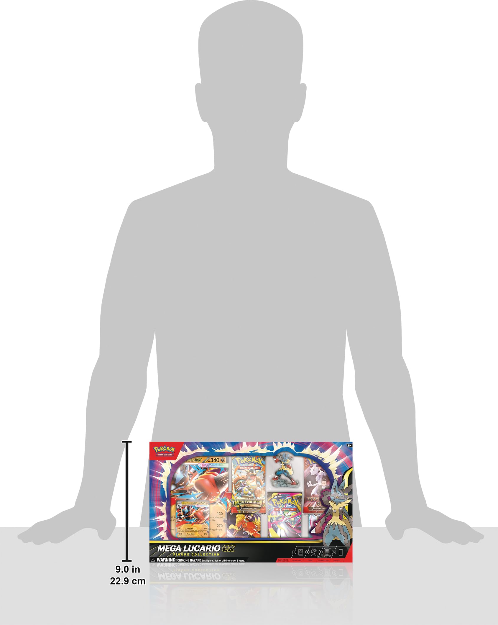 Pokémon TCG: Mega Lucario ex Figure Collection 7