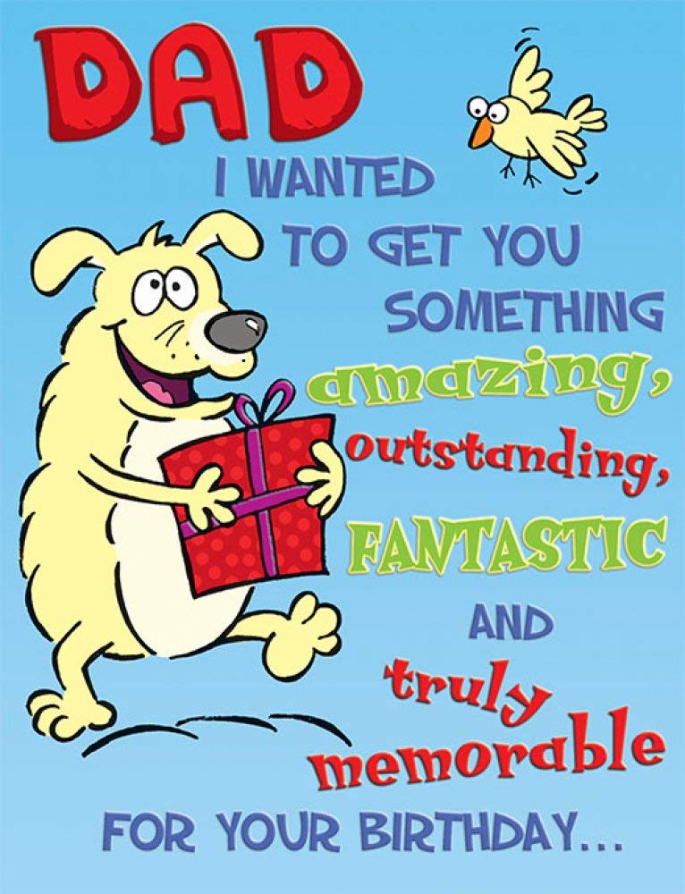 Piccadilly Greetings Humour Birthday Card for Dad | 8 x 6 Inches | Made in the UK 1
