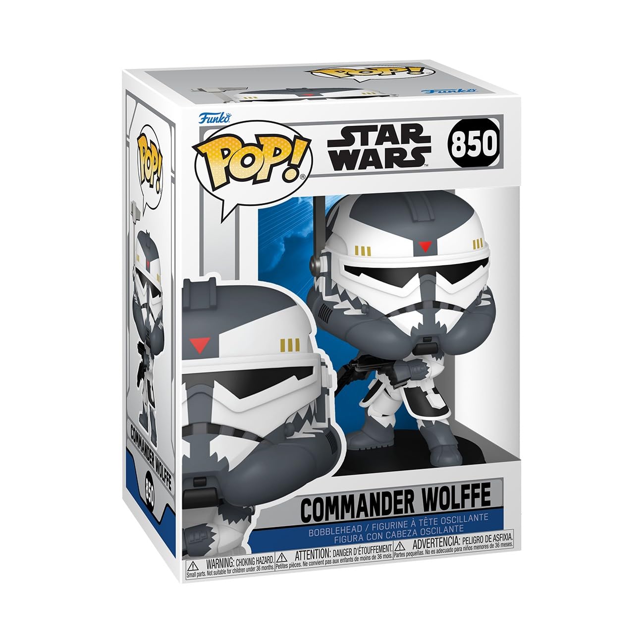 Funko POP! Star Wars: Clone Wars - Commander Wolfe Vinyl Figure | Approx. 3.75 Inches Tall 1