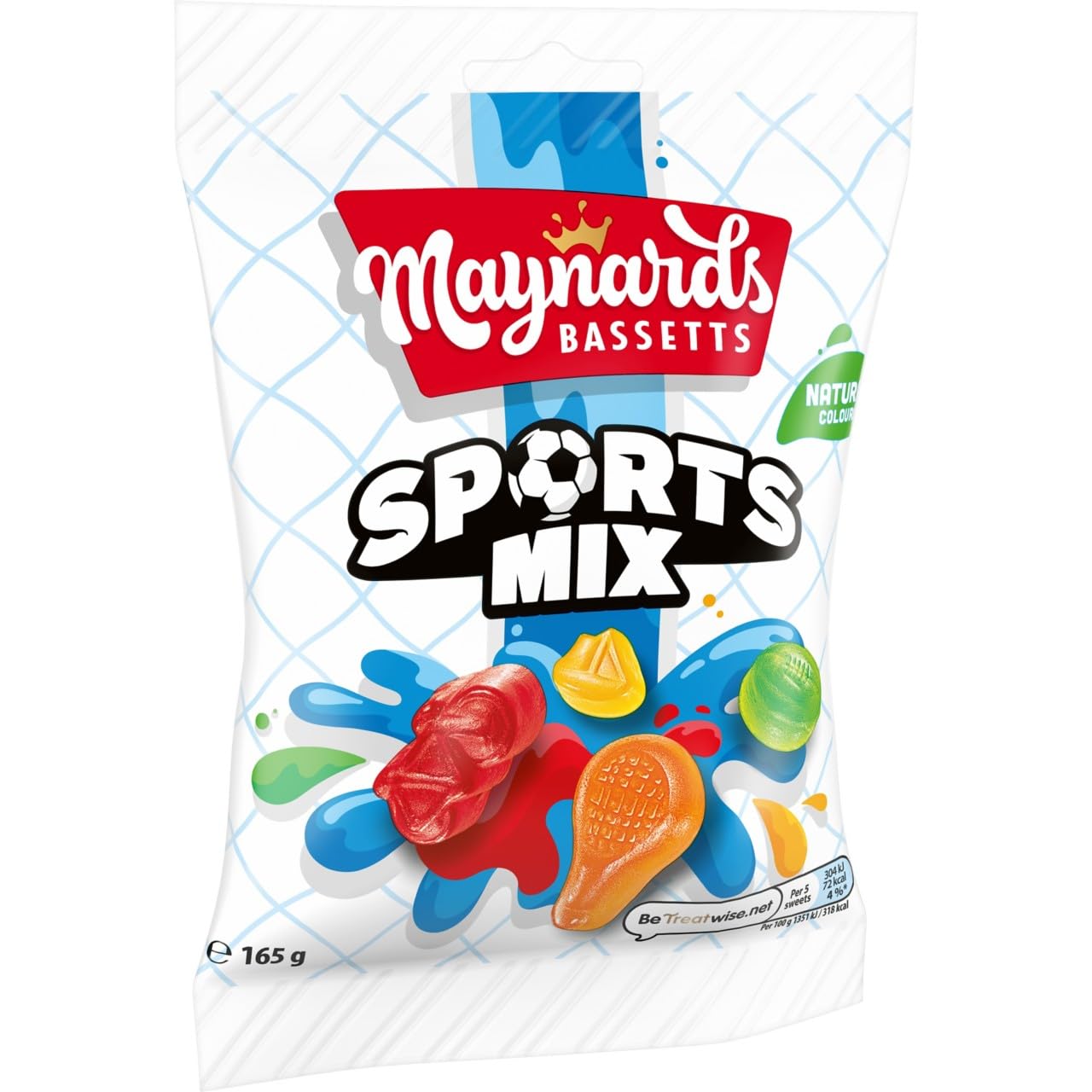 Maynards Bassetts Sports Mixture Sweets Bag, Assorted Fruity Chewy Jelly Sweets, 165g 4