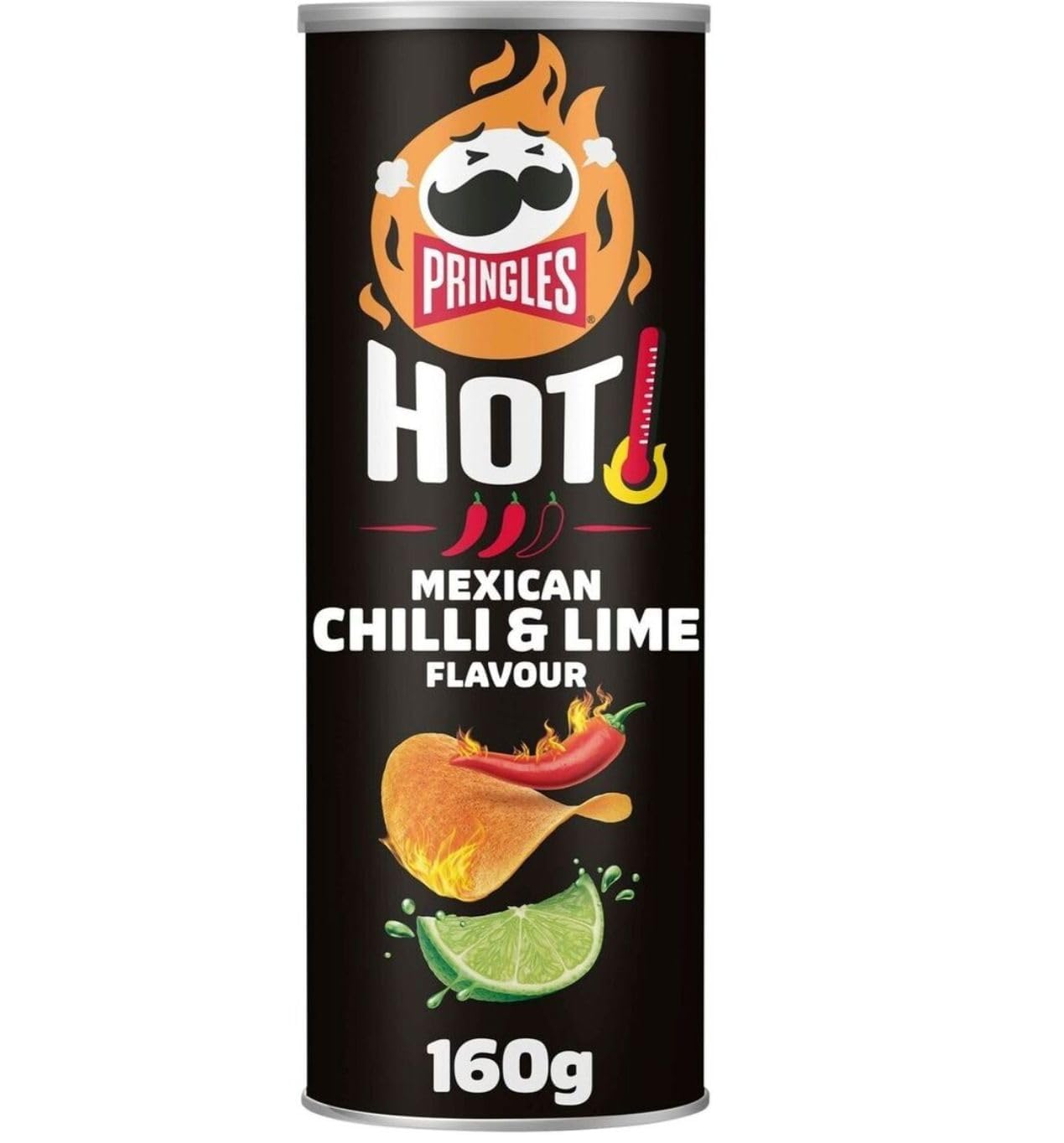 Pringles Hot Mexican Chilli & Lime Flavour Sharing Crisps 160g