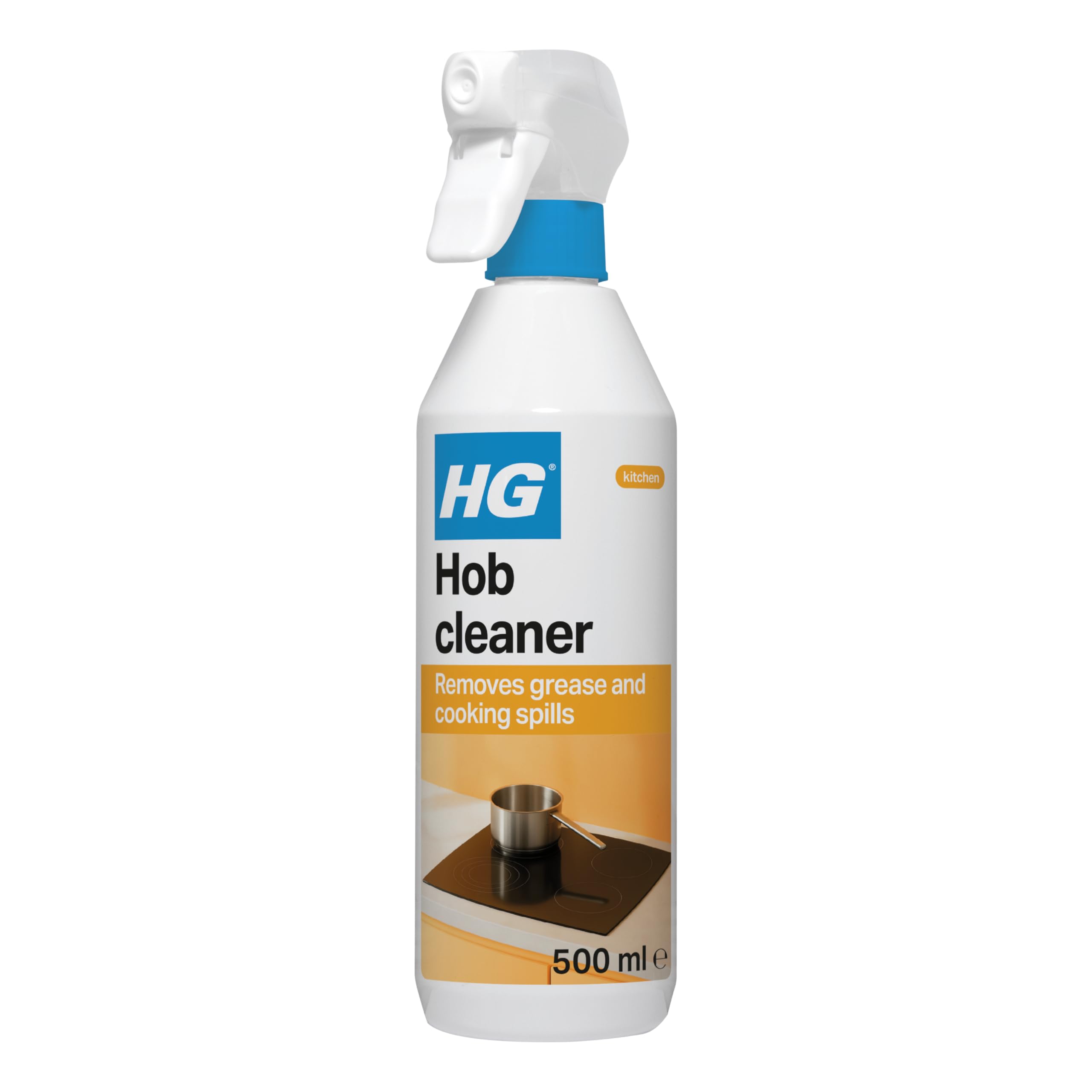 HG Hob Cleaner Spray - Removes Grease & Stains on Induction, Ceramic & Gas Surfaces | 500ml