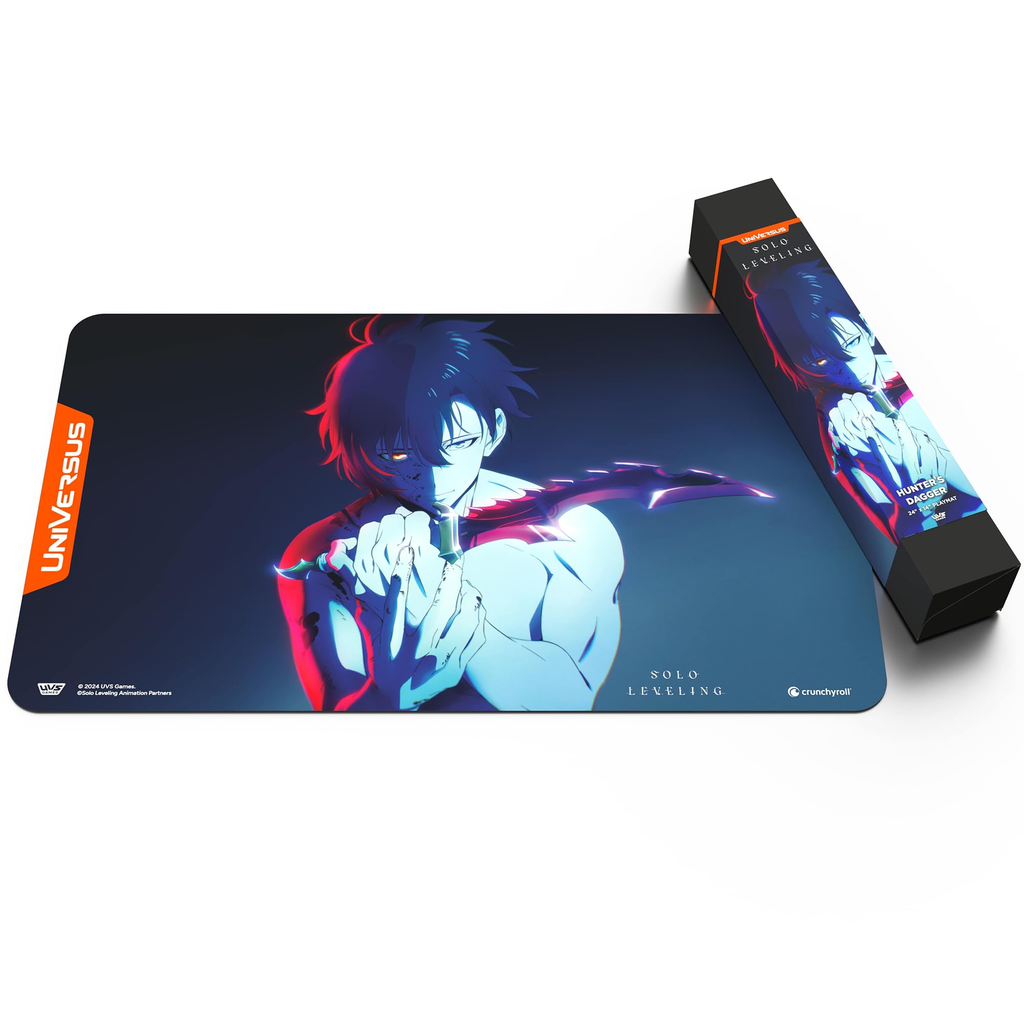 UniVersus Solo Leveling Hunter's Dagger Playmat - 24 x 14 Inches Neoprene Mat 4