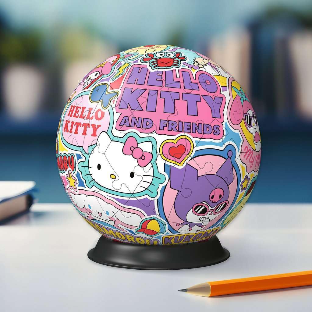 Ravensburger Hello Kitty 3D Jigsaw Puzzle Ball - 72 Piece Puzzle for Kids Age 6 and Up 5