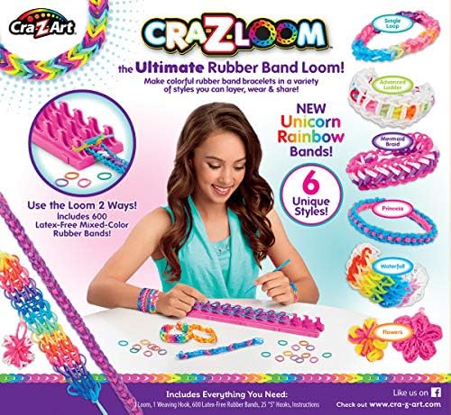 Cra-Z-Loom Ultimate Rubber Band Loom - 638-Piece Craft Kit for Ages 8+ 9