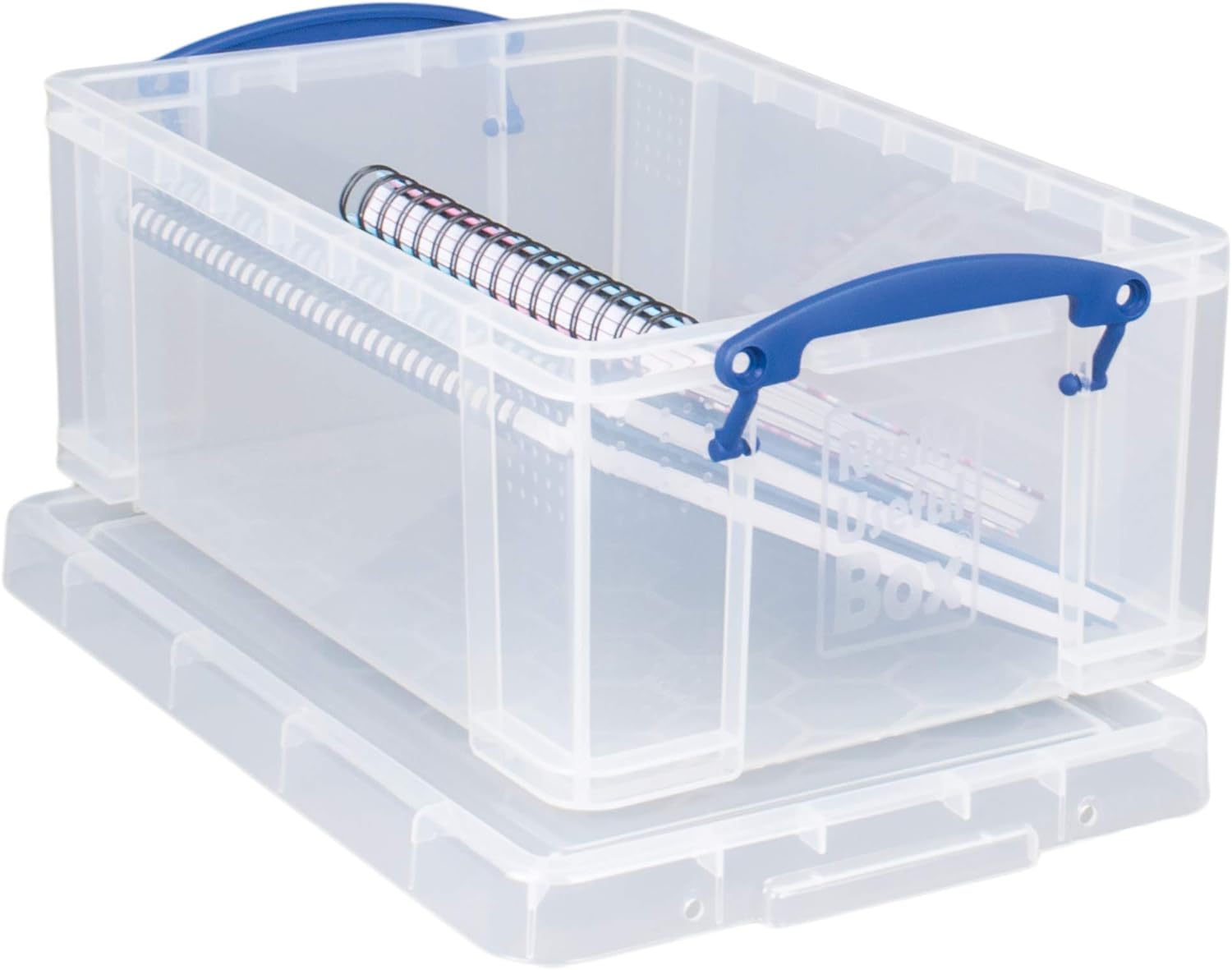 Really Useful Box 9 Litre Plastic Storage Box Clear 2