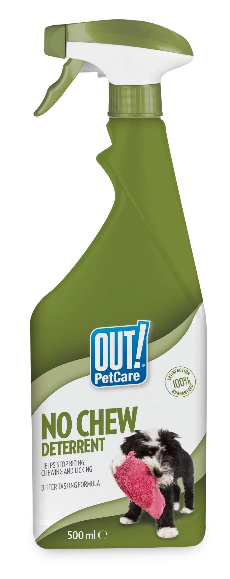 OUT! No Chew Deterrent Spray for Dogs - 500 ml | Alcohol-Free Formula 1