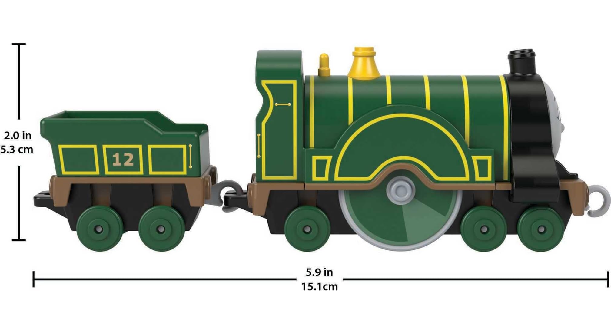 THOMAS & FRIENDS Emily Engine - Die-Cast Metal Push-Along Toy | Ages 3+ | HHN53