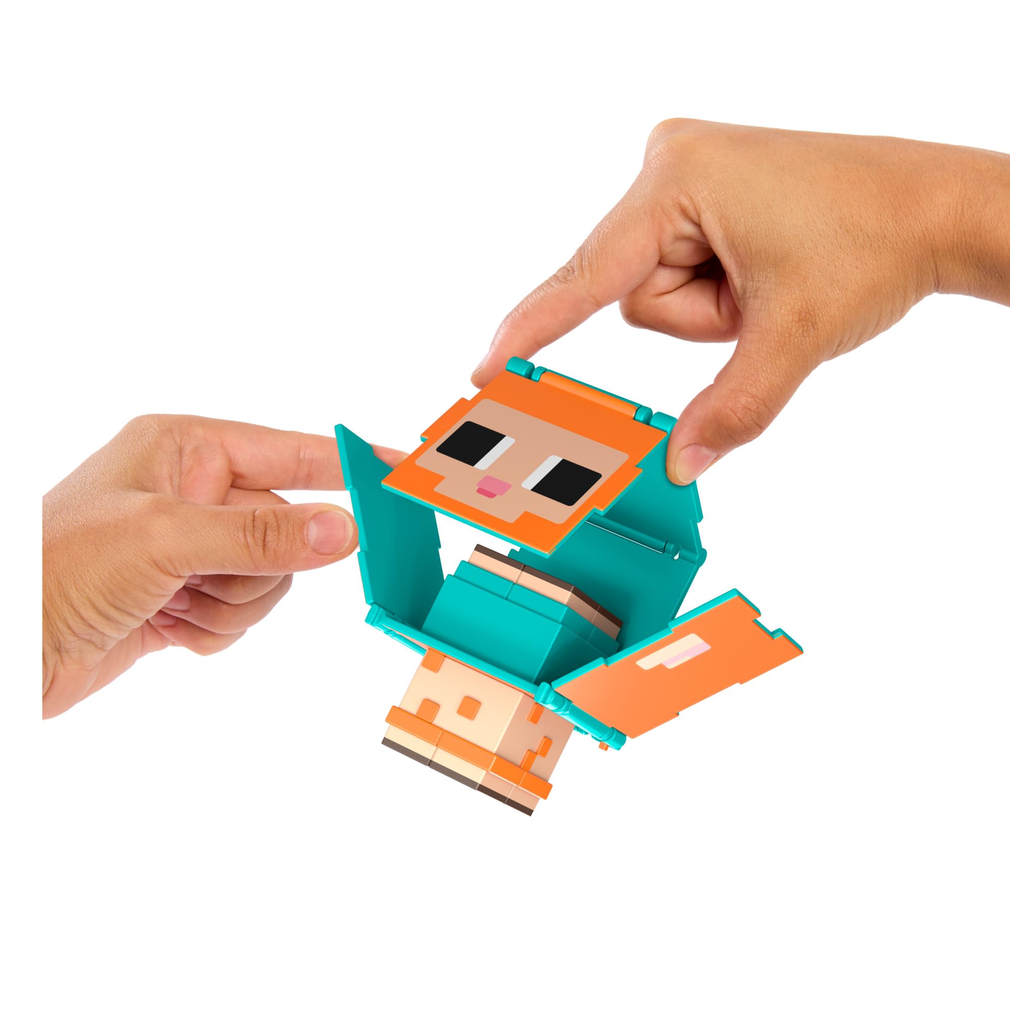 Minecraft Flippin’ Figs Sheep & Chicken 2-Pack - 2-in-1 Transforming Action Figures for Ages 6+ 5