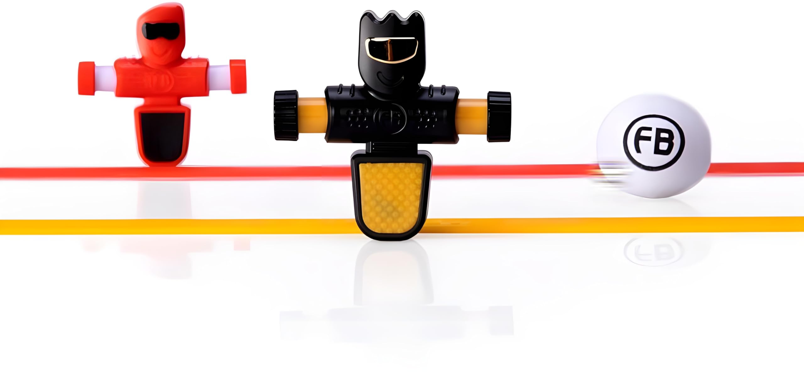 Fat Brain Toys Foosbots 2-Pack Tabletop Football Game 3