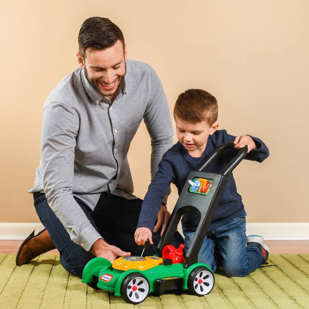 Little Tikes Gas 'n Go Mower - Realistic Play Lawn Mower with Mechanical Sounds & Movable Throttle for Toddlers 18 Months+ 5