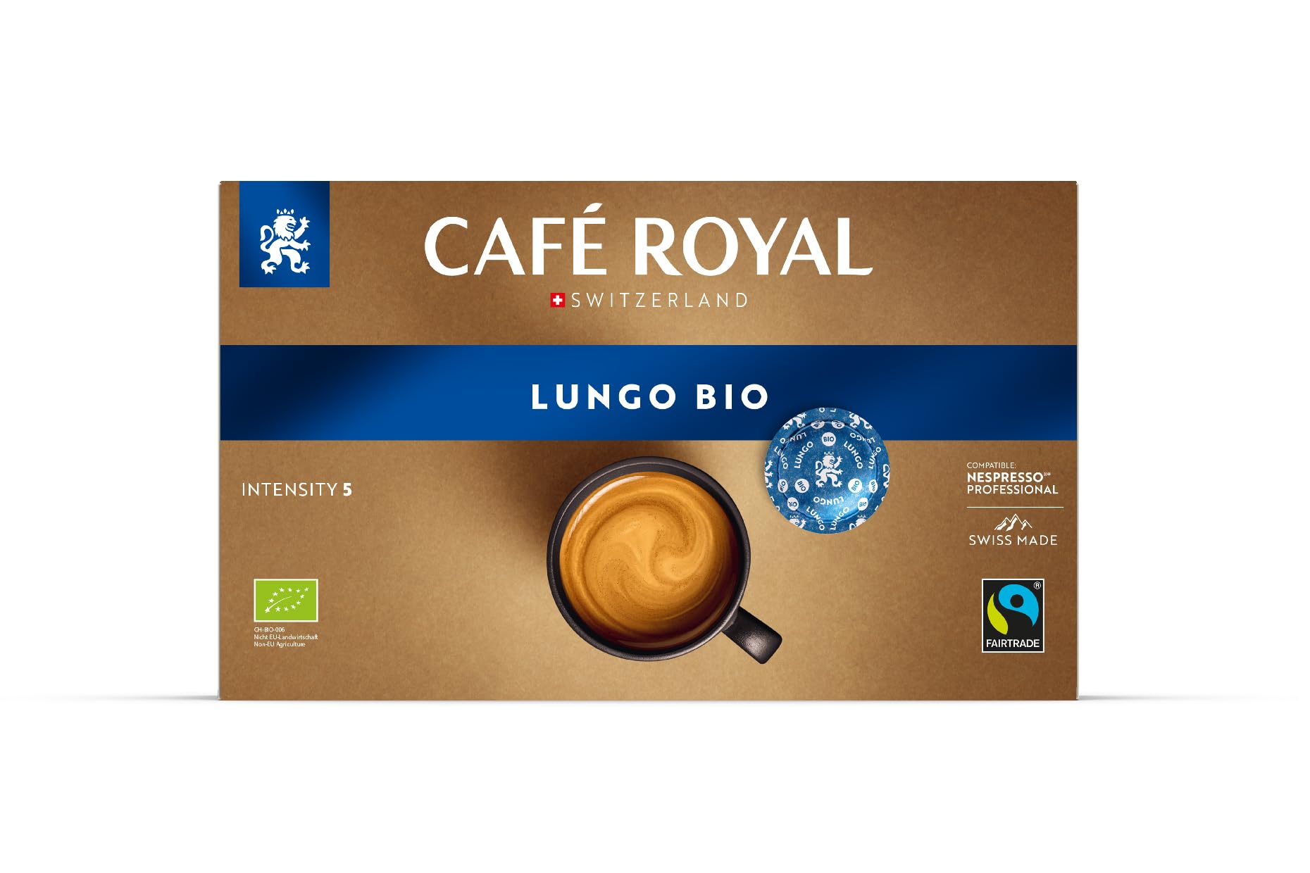 Café Royal Professional Pads, Bio Lungo, 50 Pods for Nespresso Professional Machines 7