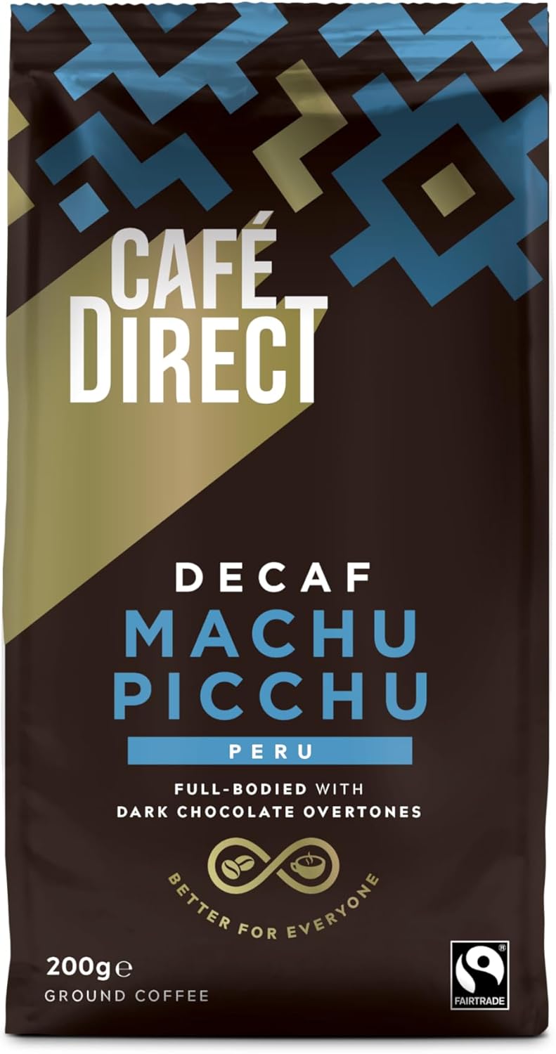Cafédirect Decaf Machu Picchu Fairtrade Ground Coffee 200g