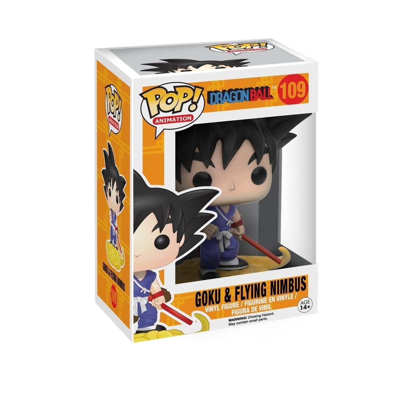 Funko Pop! Animation: Dragonball Z - Goku & Nimbus Figure | Vinyl | 3.75 Inches